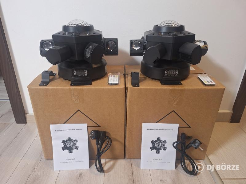 Eladó 4 db új 6 karú robotlámpa