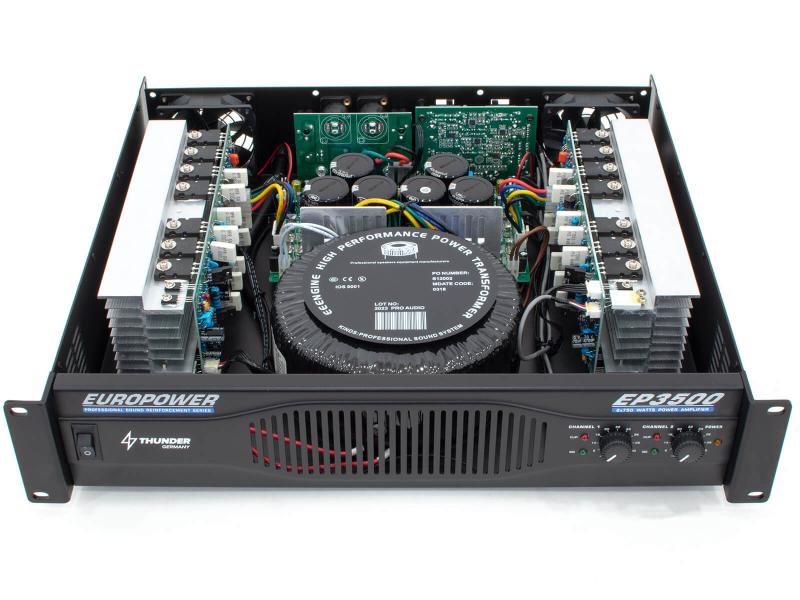 Thunder EP3500 végfok (2x1000W + beépített crossover)