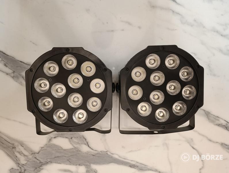 12 x 18 W RGBWA UV Par Lámpa (2 db.)