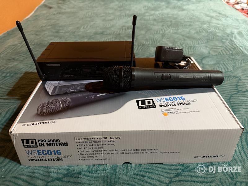 LD ECO16 vezeték nélküli mikrofonszett 584-607 MHz