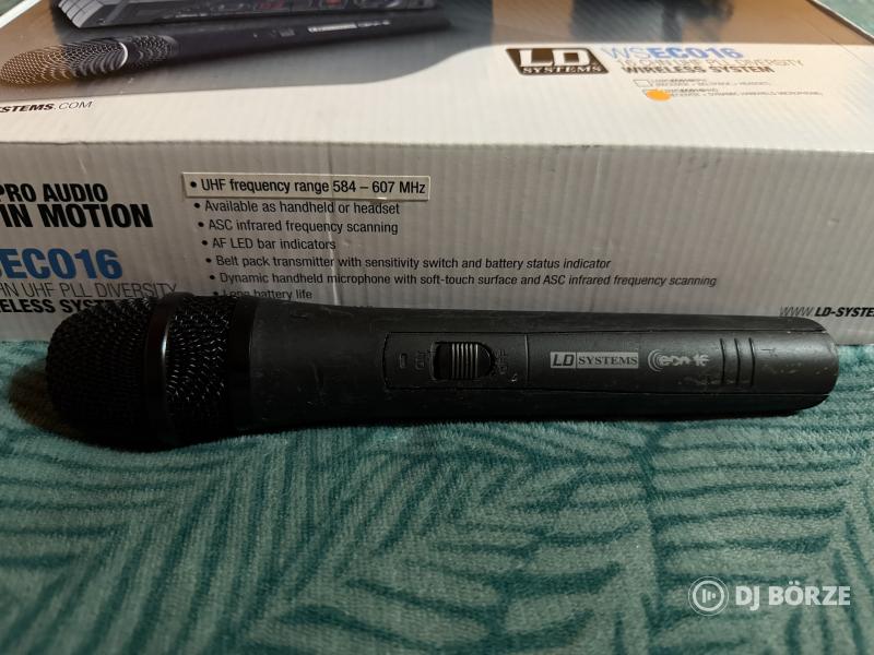 LD ECO16 vezeték nélküli mikrofonszett 584-607 MHz