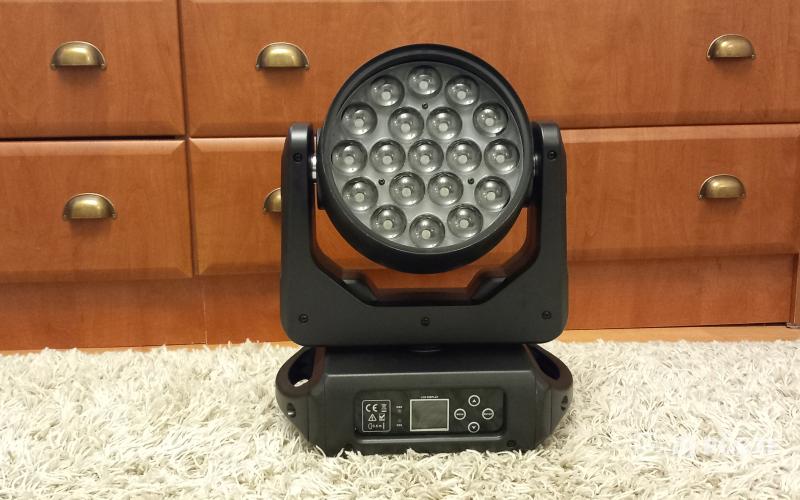 19x15w led zoom wash robotlámpa