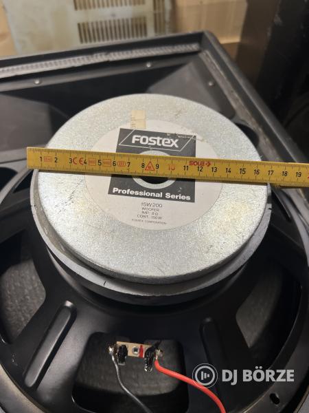 Bell, Fostex V3, 250W RMS, 15" topláda pár, hangfal pár