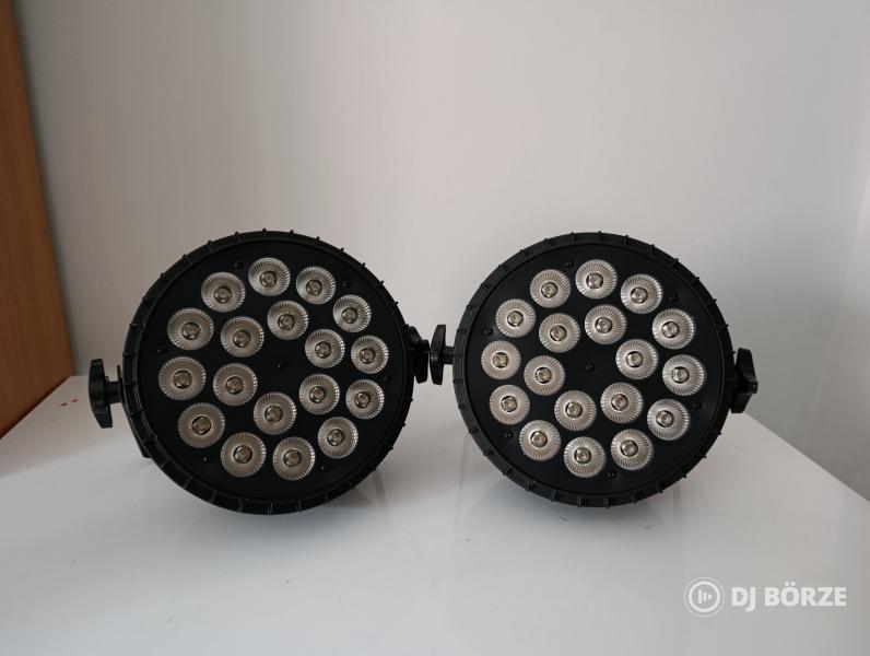 18 x 18 w Aluházas RGBWA UV PAR Lámpa
