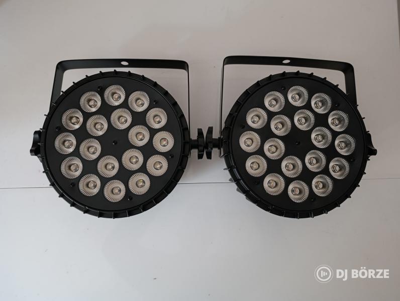 18 x 18 w Aluházas RGBWA UV PAR Lámpa