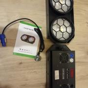 Akció!12db van! Rgb cob led blinder, sokkoló (Beszámítás is)(Régi retró fényeket is beszámítok)