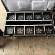 Akkumulátoros RGBWA-UV lámpa