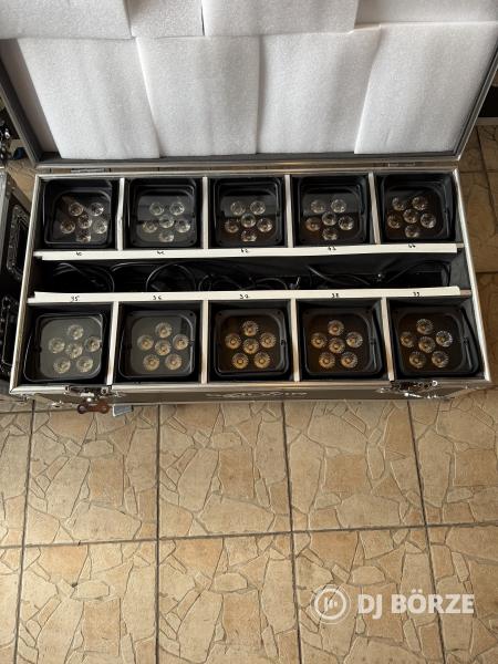 Akkumulátoros RGBWA-UV lámpa