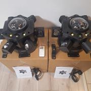 Eladó 4 darab új 6 karú, forgó fejű robotlámpa