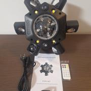 Eladó 4 darab új 6 karú, forgó fejű robotlámpa