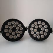 18 x 18 w RGBWA+UV Aluházas PAR Lámpa Pár