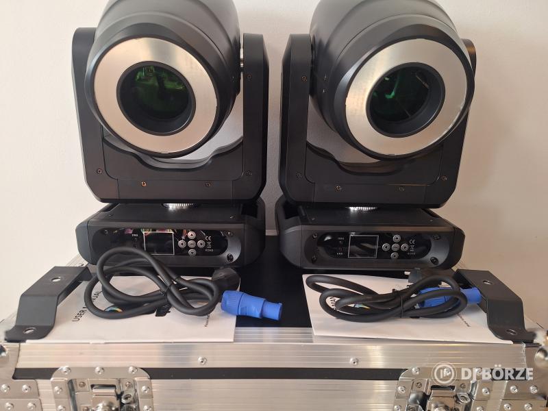 Eladó 2 darab, 150 watt ledes 1/3 prizmás robotlámpa dobozaiban