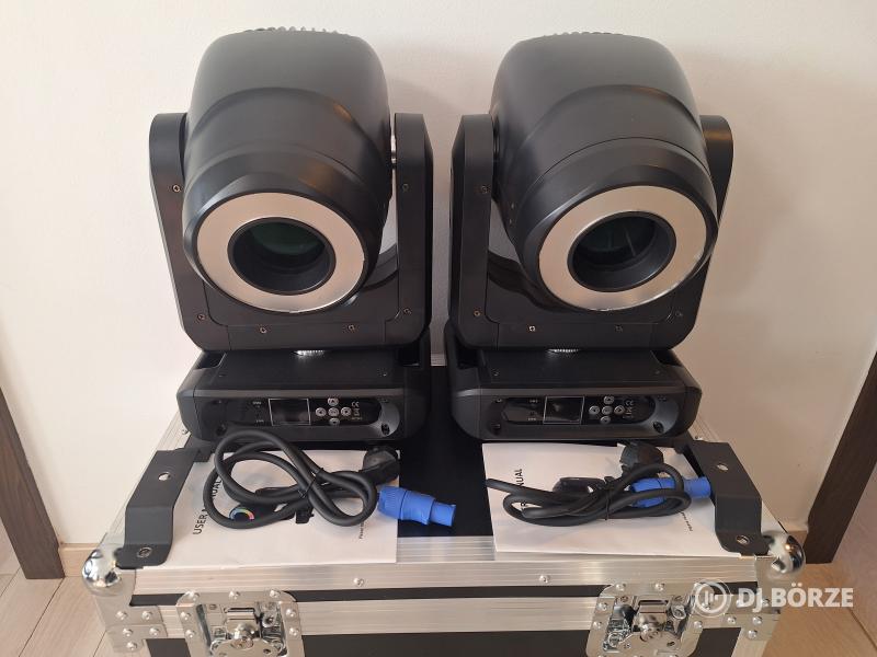 Eladó 2 darab, 150 watt ledes 1/3 prizmás robotlámpa dobozaiban