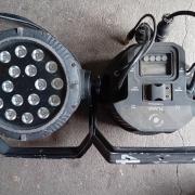 2db van! Rgbw 18x 10w 4in1 kültéri robosztus alu házas(beszámítás is)