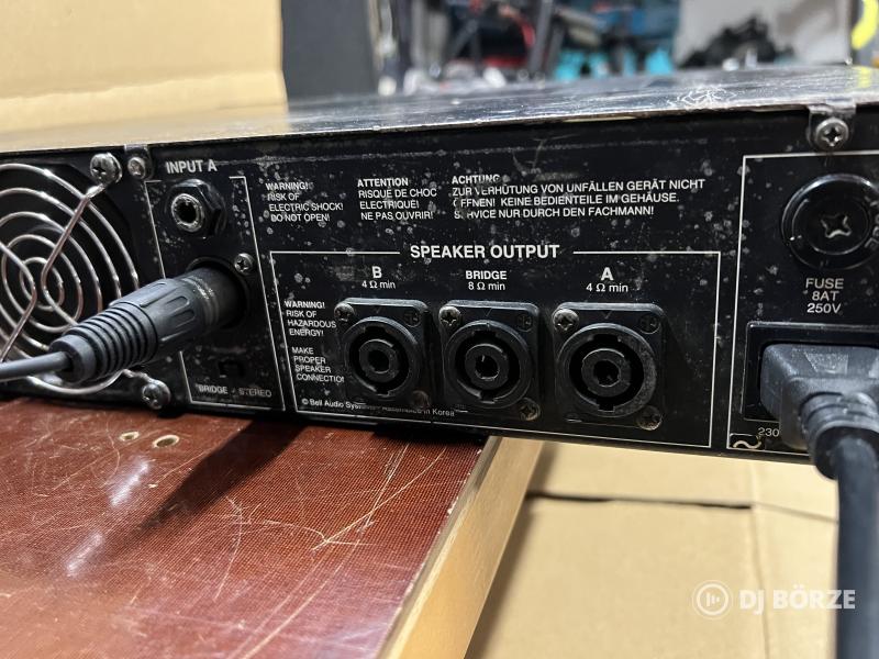 Bell Audio Psx-6022C végfok, 2x500W 4 ohm, bridge