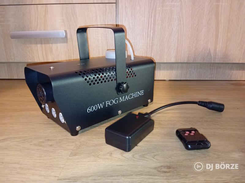 2db van! rgb Távirányítós füstgép, még kültéren is jól dolgozik(saját videó)