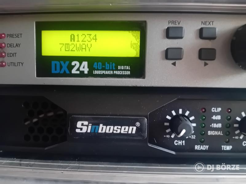 Sinbosen K4-450 végfok +Lem dx24 processor