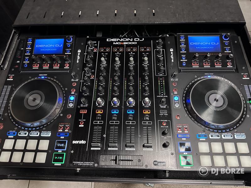 Denon DJ MCX8000 – hibátlan állapot + ZOMO hardcase + Decksaver