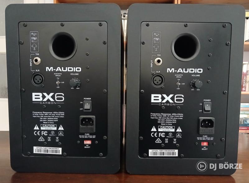 Eladó két M-Audio BX6 Carbon stúdiómonitor
