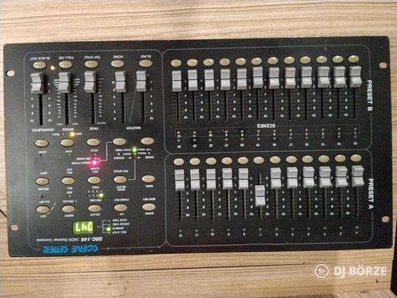 DMX 24 csatornás vezérlő