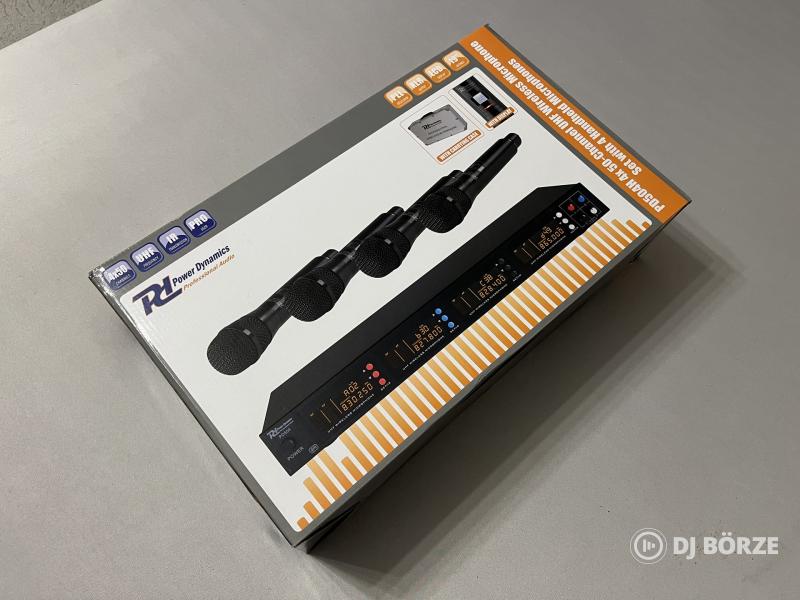 Power Dynamics - PD504H UHF Vezeték nélküli 4 db-os mikrofon szett