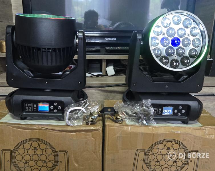 19X15w Wash ZOOM robotlámpák