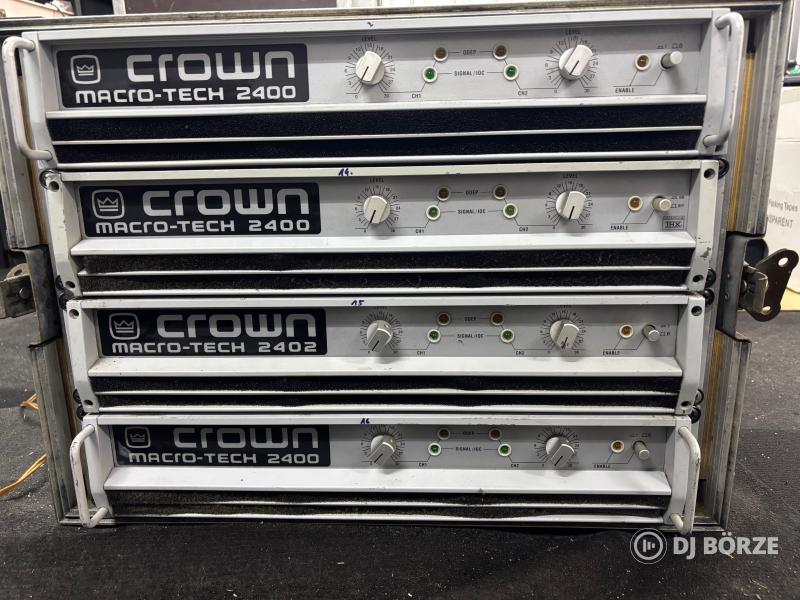 Crown Macro-Tech 2400-as végfokok