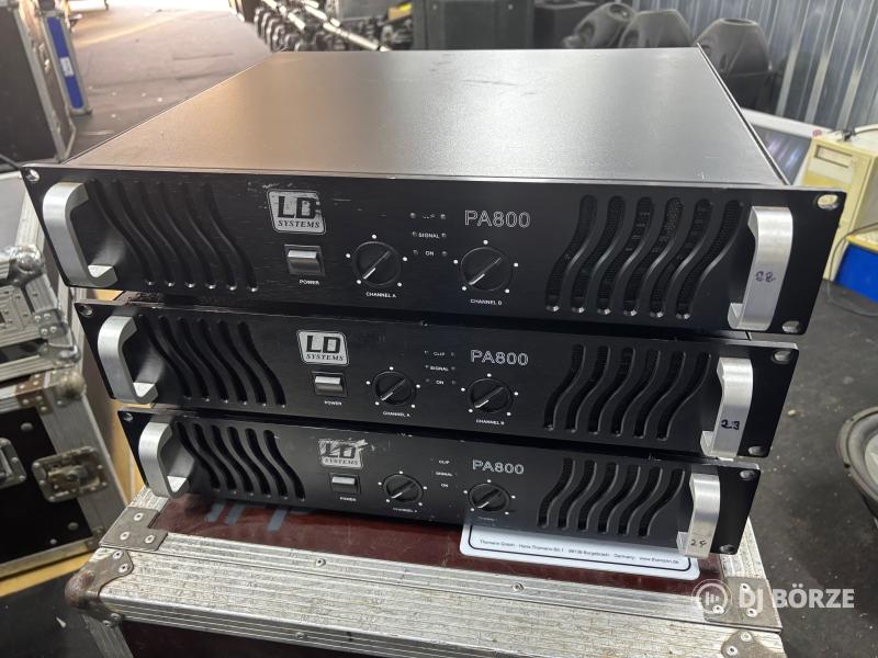 LD Systems PA800 2x650W-os végfokok