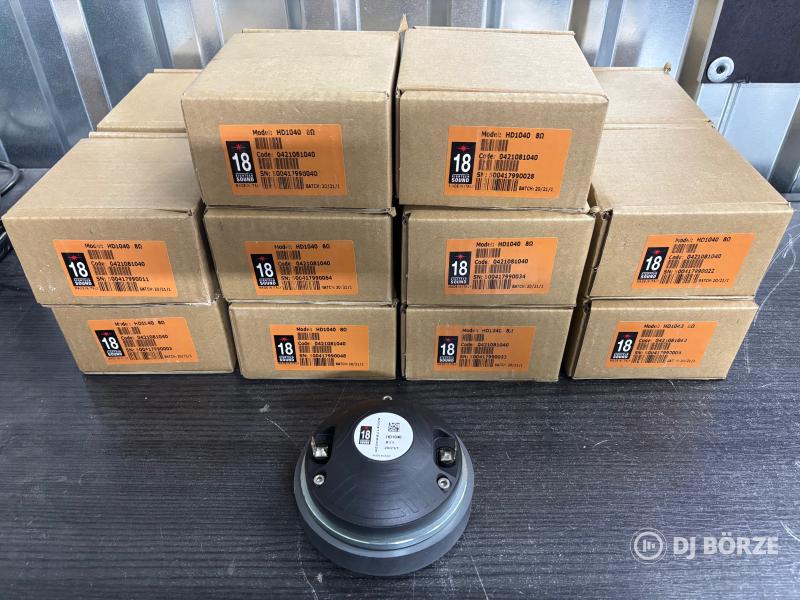 Új Eighteen Sound HD1040 magassugárzók fél áron