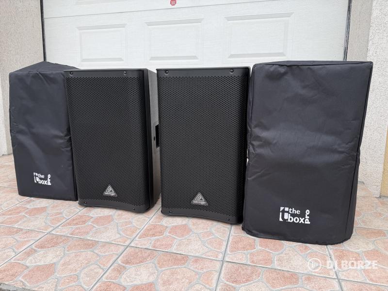 2db Behringer DR112DSP aktív hangfal, védőtokkal együtt