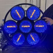 Eladó 2 db ÚJ Retrolight Kör alakú lámpa