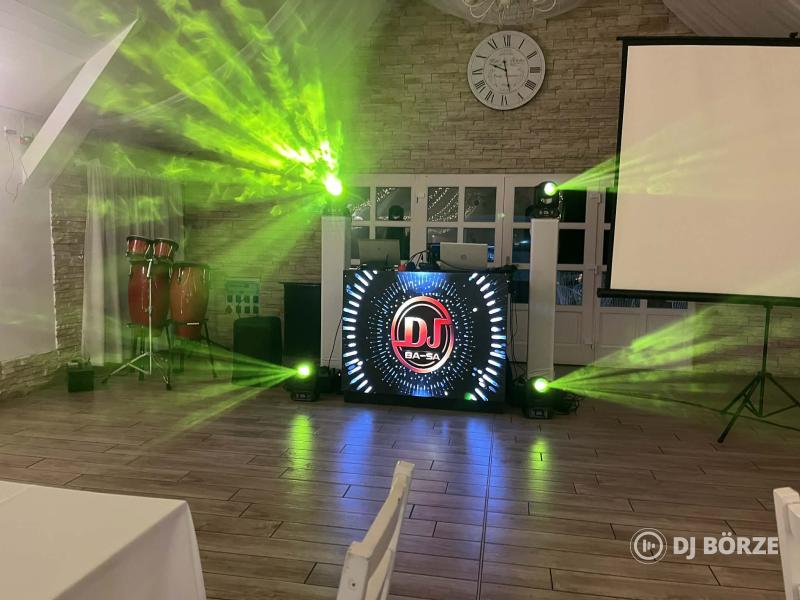 DJ Asztal LED Fallal használt