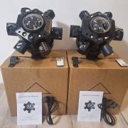 Eladó 4 db új 6 karú forgófejű 6 in 1 robotlámpa