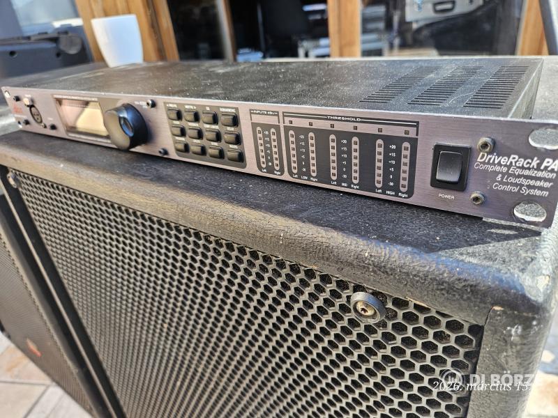 DBX DriveRack PA Rendszervezérlő