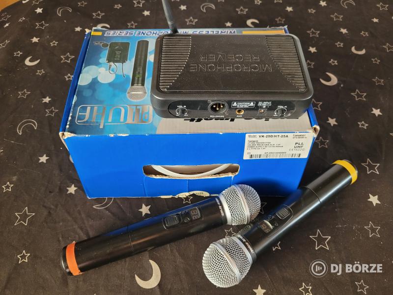 Voice kraft vk-25D rádiós mikrofon