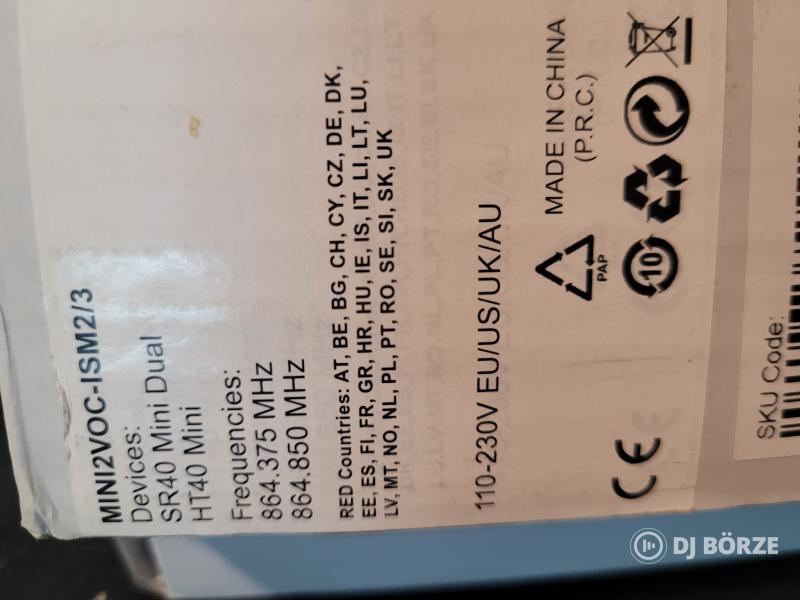 Akg sr40 mini pro2 dual mikrofon