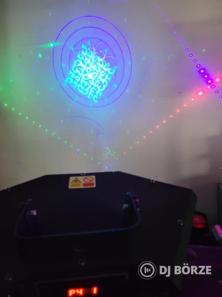 Party laser RGB színek
