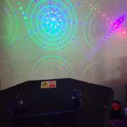 Party laser RGB színek