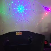 Party laser RGB színek