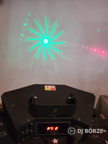 Party laser RGB színek