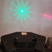 Party laser RGB színek