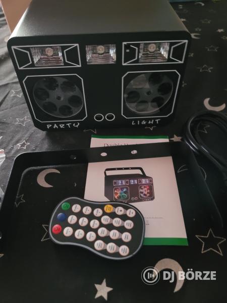 Mini party fény gobo lader rgb strobi