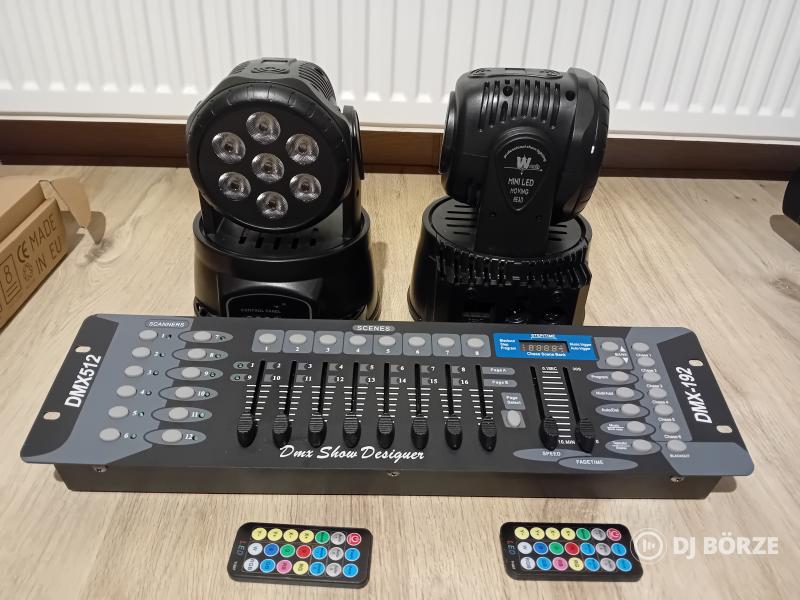 2db van! RGBW LED WASH távirányítóval