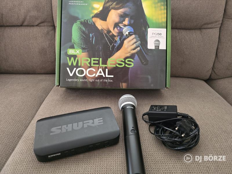 Shure BLX24E/PG58 H8E: 518-542 MHz