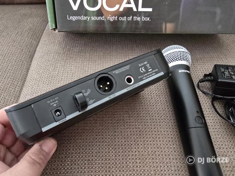 Shure BLX24E/PG58 H8E: 518-542 MHz