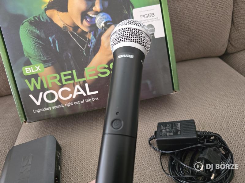 Shure BLX24E/PG58 H8E: 518-542 MHz