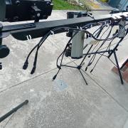 Komplett Mobil fényállvány, fényekkel, 230v és dmx vezetékekkel, szállítózsákokkal(beszámítás is)