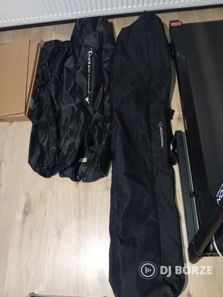 Komplett Mobil fényállvány, fényekkel, 230v és dmx vezetékekkel, szállítózsákokkal(beszámítás is)