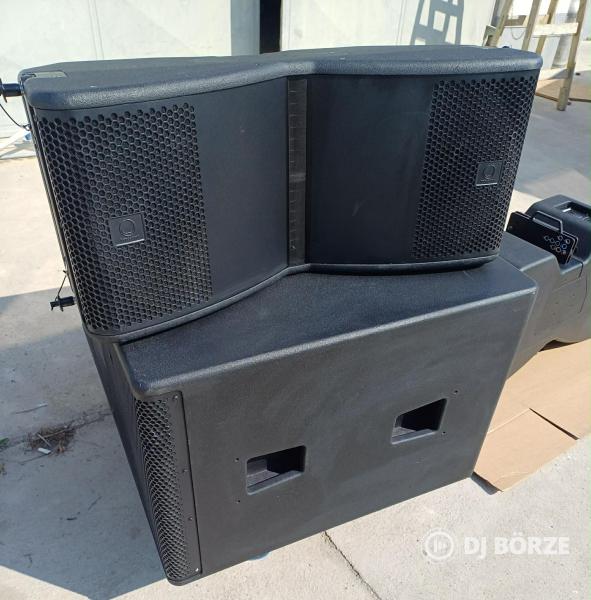 2 db Turbosound MANCHESTER MV212 + 1 db Turbosound MANCHESTER MS218 (dupla 18” sub)