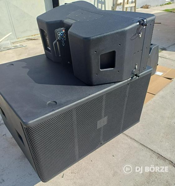 2 db Turbosound MANCHESTER MV212 + 1 db Turbosound MANCHESTER MS218 (dupla 18” sub)